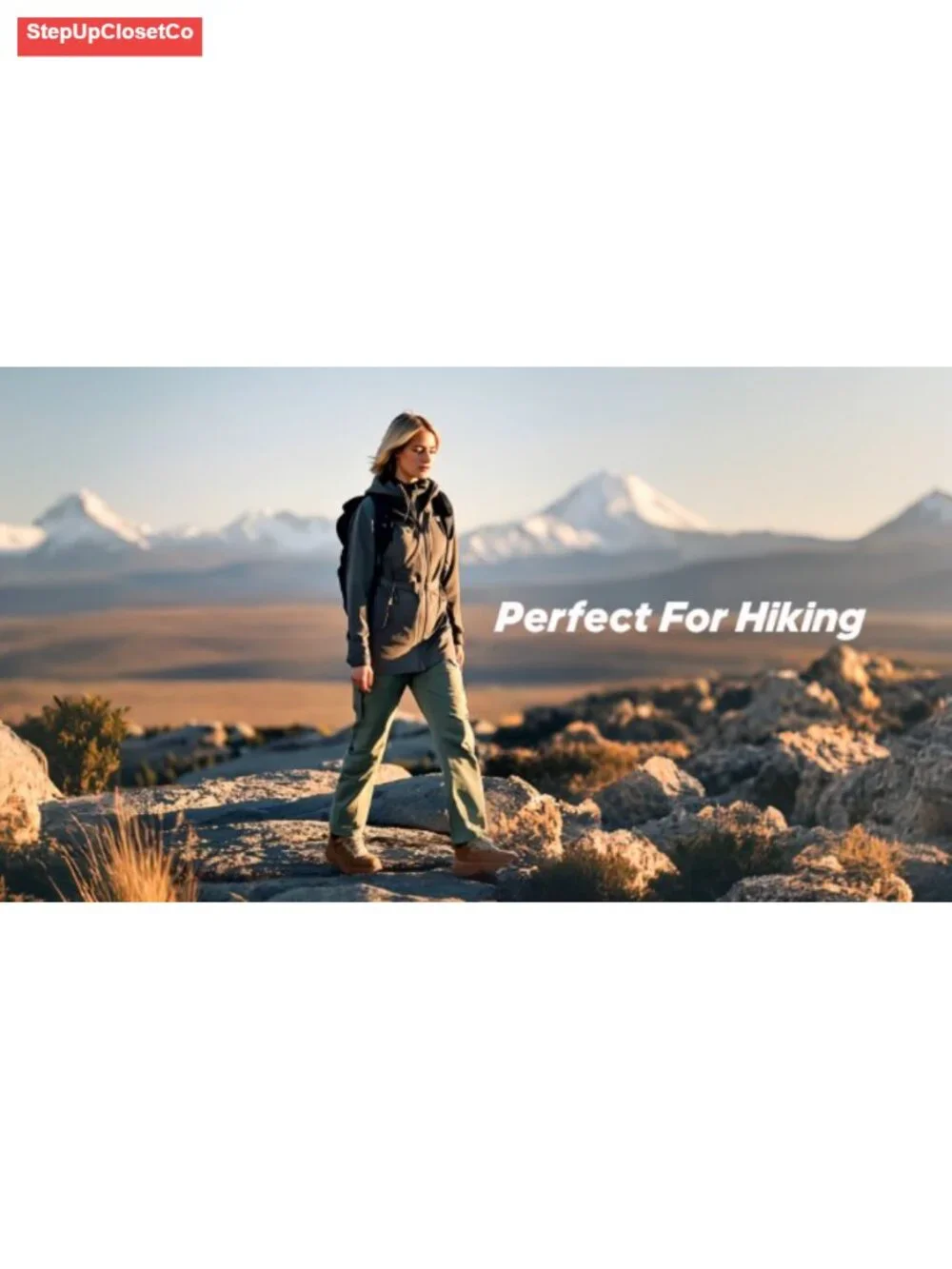 Women's Hiking Shoes Lightweight Arch Support Splash-Proof Cushioned
